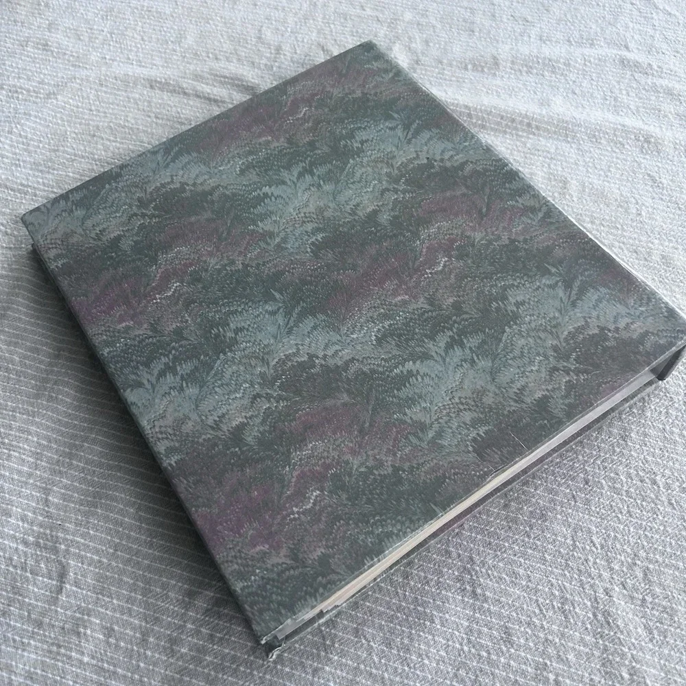 Vintage Binder Cling Sheet Photo Album Pastel 80s/90s Cover 50 Pgs